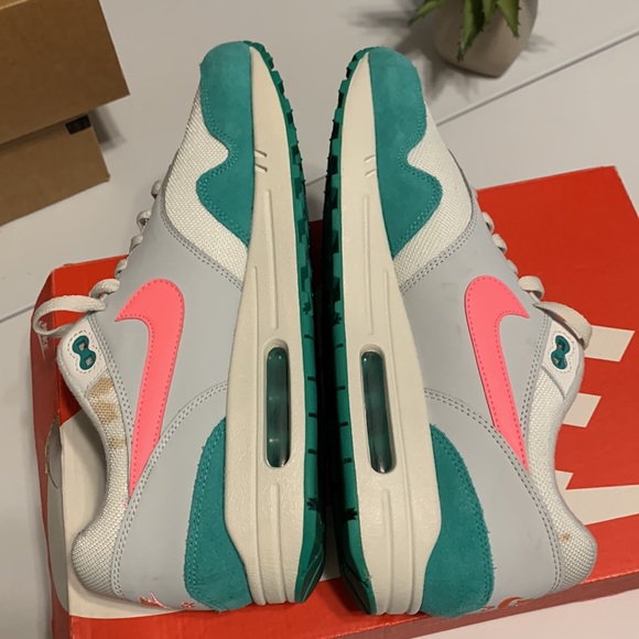🍉 Used Rare Mens Nike Air Max 1 AkA watermelons - Picture 10 of 16